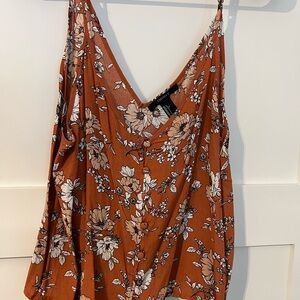 Floral V-Neck Camisole Top